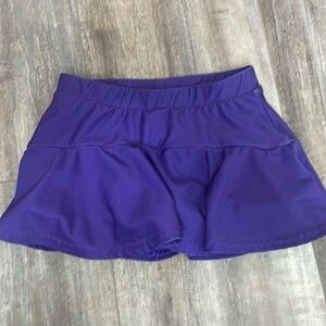 Varsity Spirit Purple Cheer Skirt with Undershorts XS